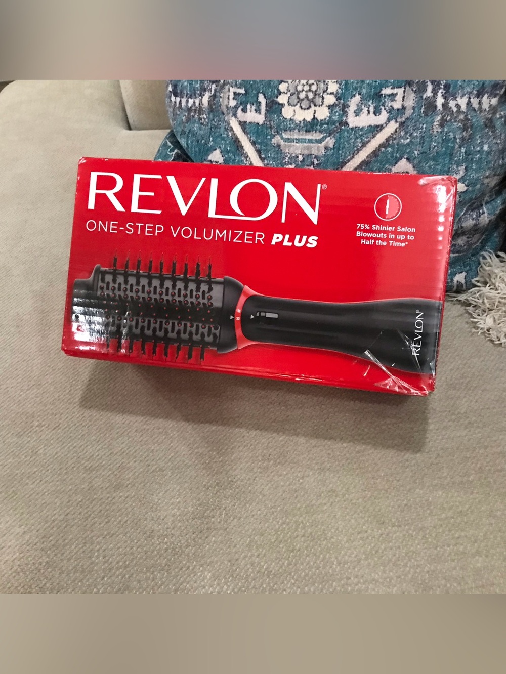 Revlon One-Step Volumizer Plus Hot Air Brush - Black and Red
